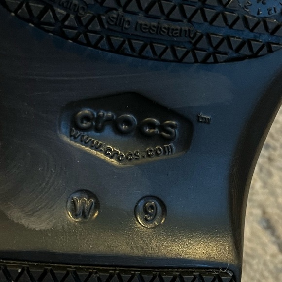 Crocs Work Clog Neria Pro II Slip on LiteRide Foam Closed Heel Toe Black W 9 - Picture 8 of 10